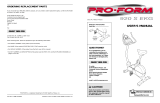 ProForm PFEVEX1701 Owner's manual