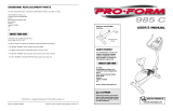 ProForm PFEVEX2302 Owner's manual