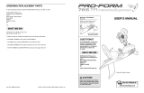 ProForm PFEVEX6283 Owner's manual