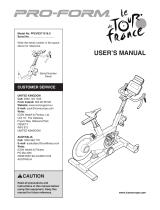 ProForm LE TOUR DE FRANCE User manual