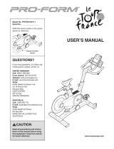 ProForm PFEVEX79911 1645561 Owner's manual