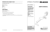 ProForm R400 User manual