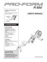 Pro-Form PFEVRW49715 User manual