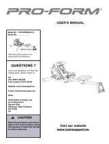 ProForm WLICVRW24810.1 User manual