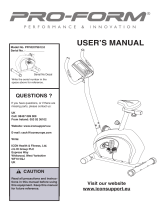 Pro-Form PFIVEX79612 User manual