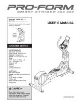 Pro-Form PFEVEL80717.0 User manual