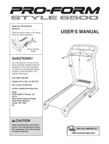 Pro-Form Style 6500 User manual