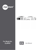 MPMan CLIPSY Owner's manual