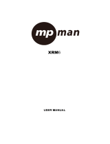 MPMan XRM6 Owner's manual