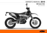 KTM 690 Enduro R 2010 Owner's manual