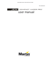 Martin JEM Compact Hazer Pro User manual