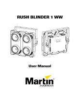 Martin RUSH BLINDER 1 WW User manual