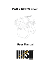 Martin RUSH PAR 2 RGBW Zoom User manual