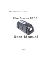 Martin FiberSource B150 User manual