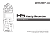 Zoom H5 User manual