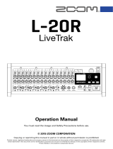 Zoom LiveTrak  L-20R Operating instructions