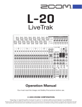 Zoom LiveTrak L‑20 Operating instructions