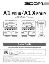 Zoom A1 FOUR / A1X FOUR Quick start guide