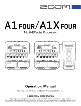 Zoom A1 FOUR / A1X FOUR Operating instructions