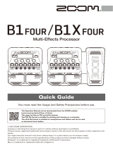 Zoom B1 Four / B1x Four Quick start guide
