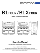 Zoom B1 Four / B1x Four Operating instructions
