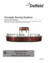 Delfield Concepts Serving Systems User manual