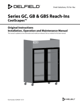 Delfield Series GC, GB & GBS Reach-Ins User manual