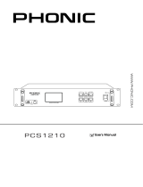 Phonic PCS1210 User manual