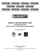 Blodgett Mark V-200 Owner's manual
