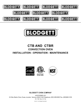 Blodgett CTB & CTBR Owner's manual