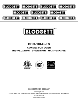Blodgett BDO-100-G-ES Owner's manual