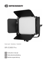 Bresser BR-S36B PRO Bi-Colour LED Panel Lamp 36W Owner's manual