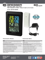 Bresser Meteo NBF Colour DCF radio controlled Weather Station Owner's manual