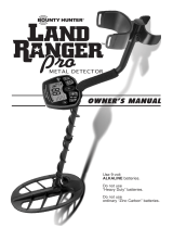 Bounty Hunter Land Ranger Pro Metal Detector Owner's manual