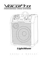VocoPro LightShow Owner's manual