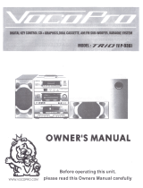 VocoPro TRIO Owner's manual