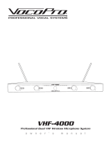 VocoPro VHF-4000 Owner's manual