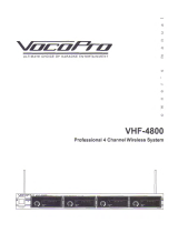 VocoPro VHF-4800 Owner's manual