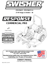Swisher ZTR2766CP Owner's manual