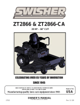 Swisher ZT2866-CA Owner's manual