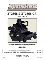 Swisher ZT2866 Owner's manual