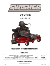 Swisher ZT2866 Owner's manual