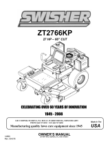 Swisher ZT2766KP Owner's manual