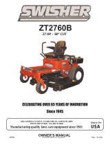 Swisher ZT2760B Owner's manual