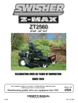 Swisher Z-MAX ZT2560 Owner's manual