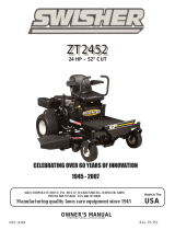 Swisher ZT2452 Owner's manual