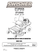 Swisher ZT18542A Owner's manual