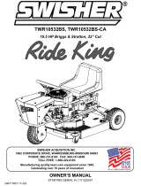 Swisher TWR10532BS-CA Owner's manual