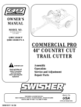 Swisher QBRC14544CP Owner's manual