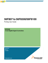 NXP DSP56F807 User guide